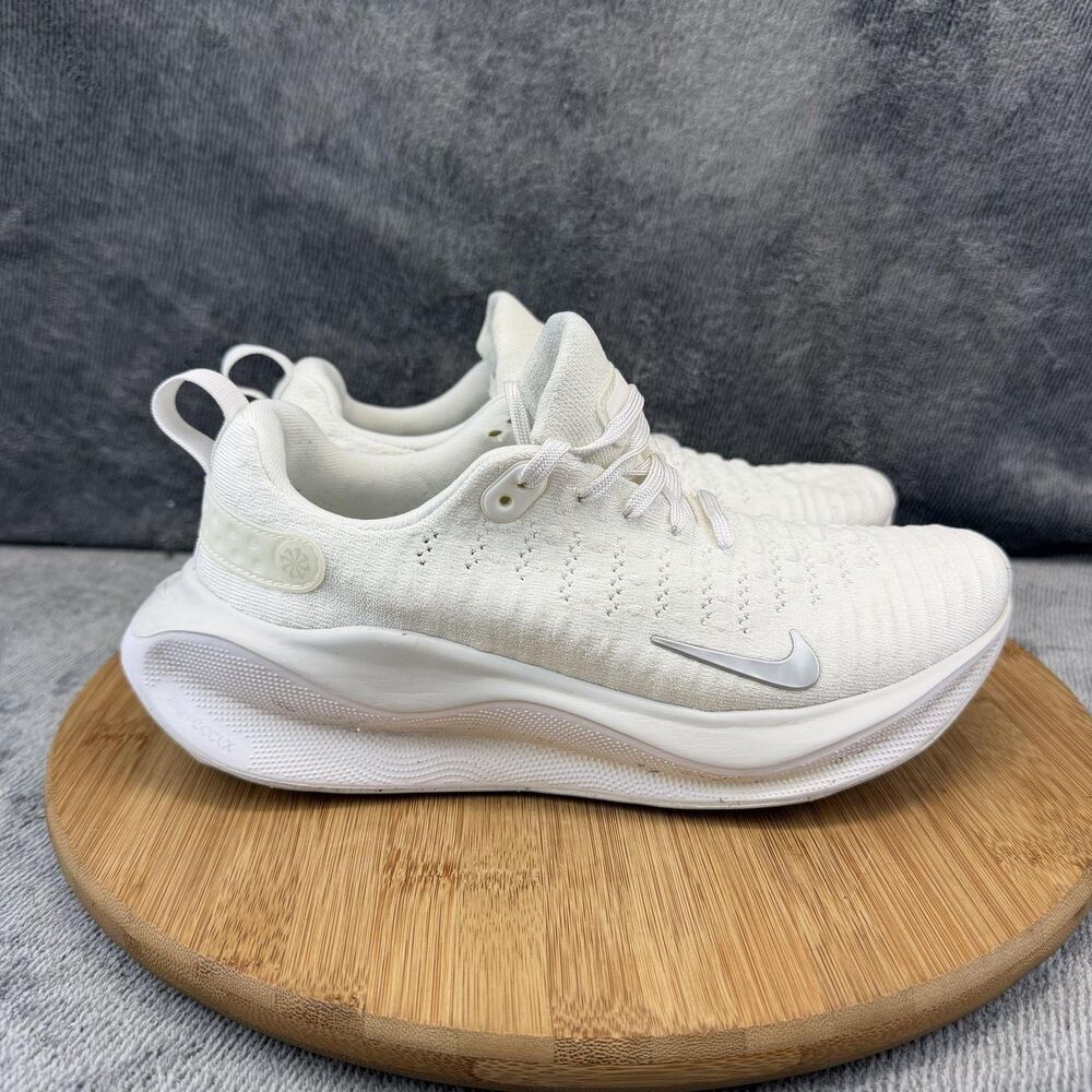 Nike React InfinityRN 4 Shoes Womens Size 7.5 White Running Sneakers DR2670-102